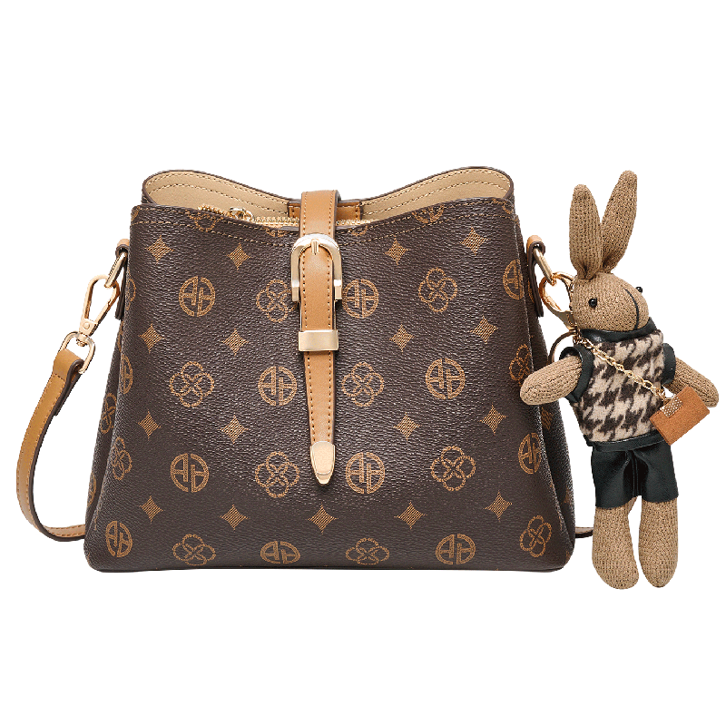 Aokang Large Capacity Vintage Crossbody Shoulder Bag Luxury Bucket Bag Birthday New Year Gift for Girlfriend Wife