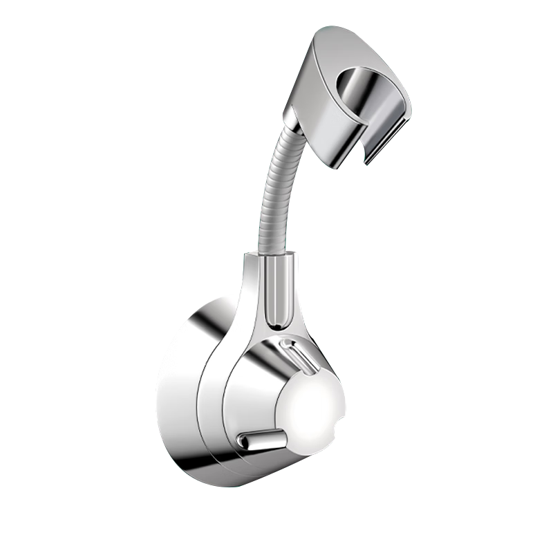 HOMK German No-Drill Suction Cup Shower Holder Adjustable Universal Bathroom Shower Base
