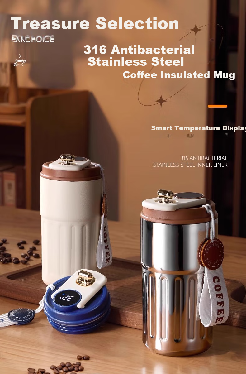 WINTERPALACE Insulated Mug for Men And Women, Coffee Water Cup, Customizable Souvenir Gift, Company Business Meeting Event Engraving 1
