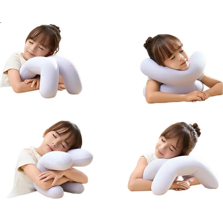 Подушка для сна Shuidong Nap Pillow для учеников начальной школы, для дневного отдыха, складная подушка Everythink, 20.4x21.4x20 см