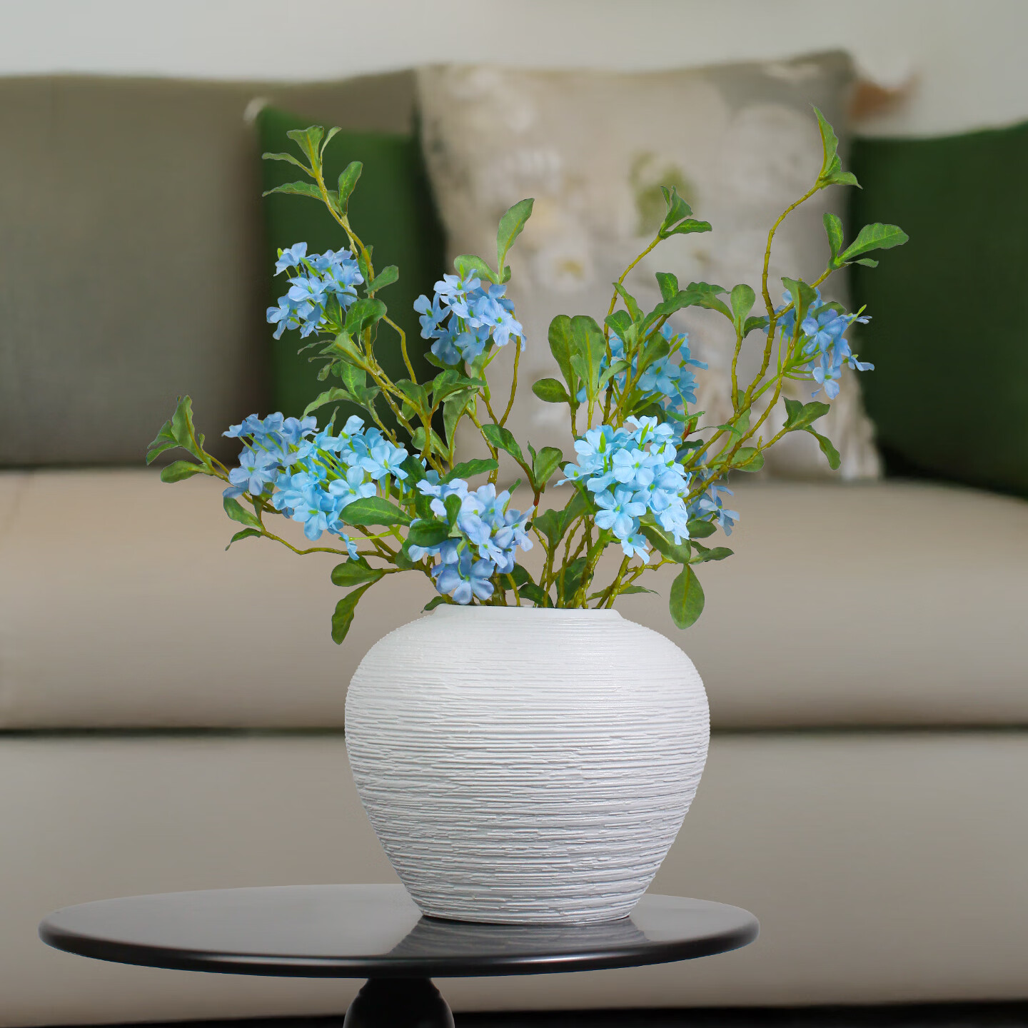 Qiju Yaji Ceramic Vase Minimalist Nordic Style Solid Color Japanese Hydroponic Fresh Flower Pot Large 30230 2