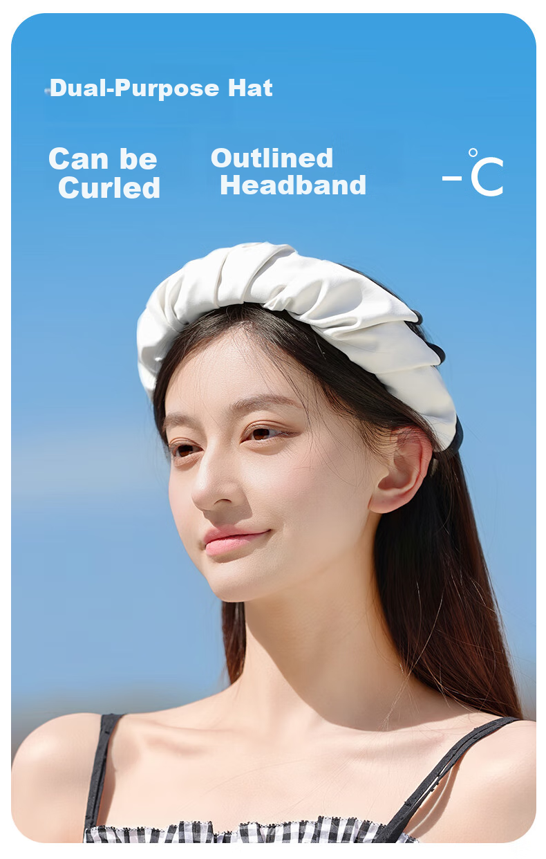 MOERCIAN Sun Protection Hat, Shell Sun Visor Cap, 2025 New Summer Outdoor Black Gel Foldable UV-Resistant Sun Hat for Wome 3