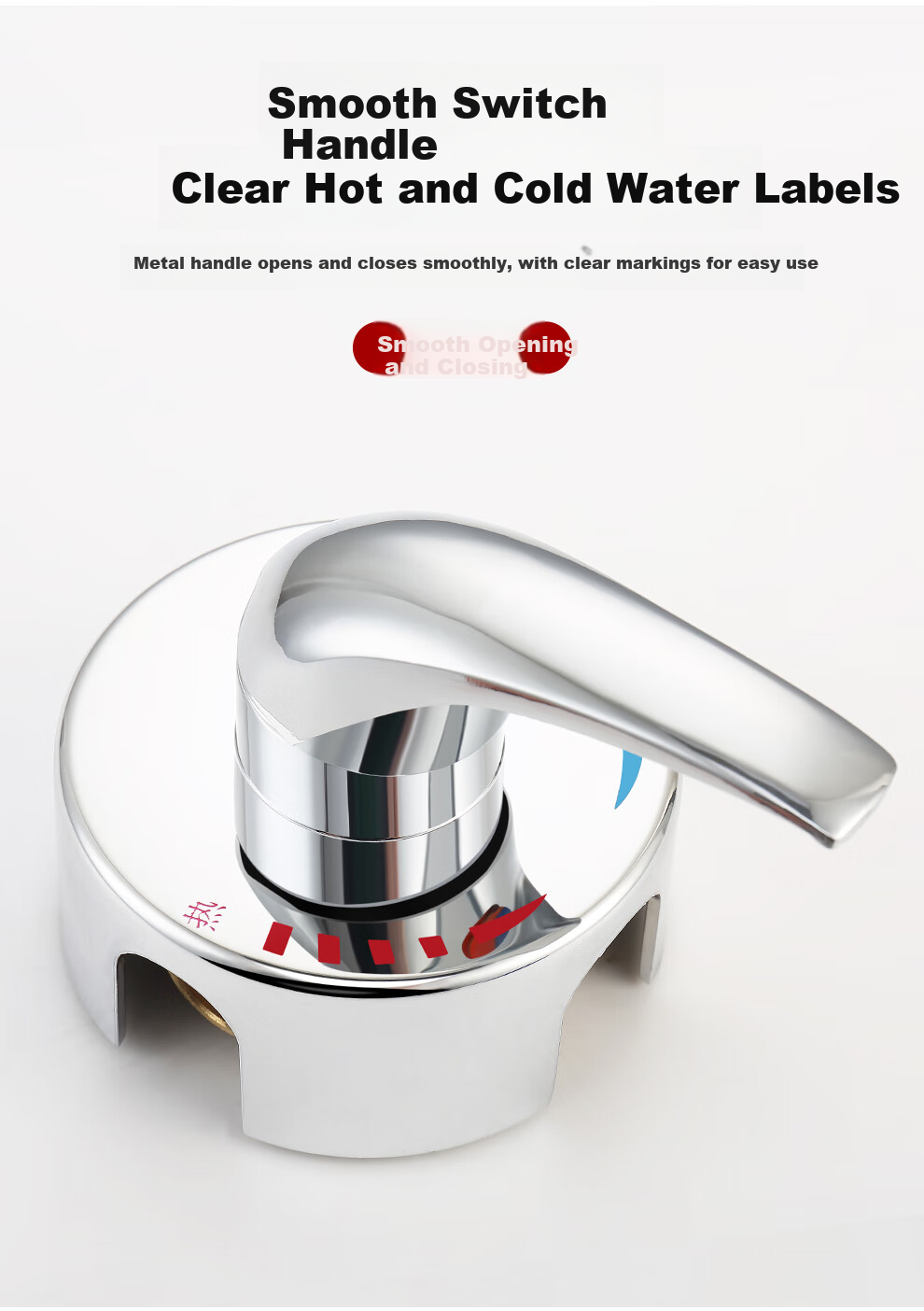 CVBAB Surface-Mounted Shower Mixing Valve Faucet, Water Heater Mixing Valve, Bathroom Cold And Hot Water Mixer CV1152 14