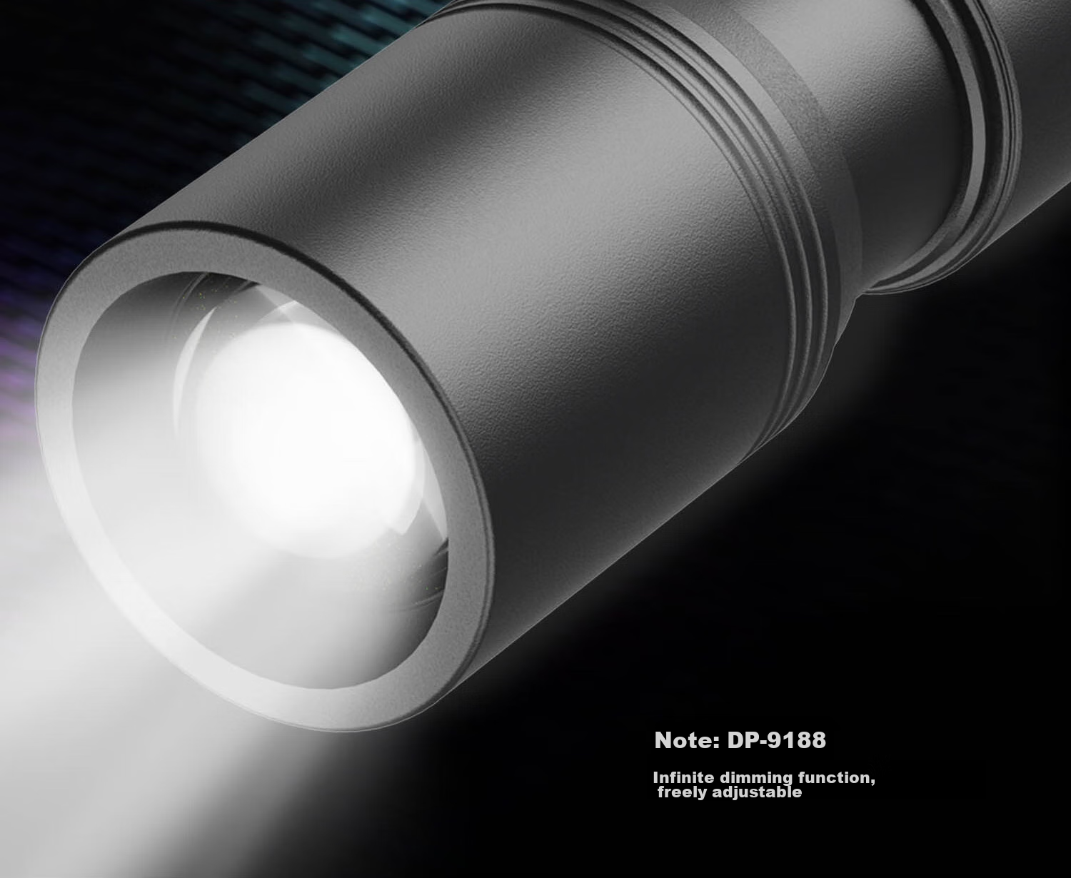 DP LED High-Intensity Zoomable Flashlight, Outdoor Lighting, Rechargeable Mini Compact Household Emergency Light, Cycling Lamp-9189 4