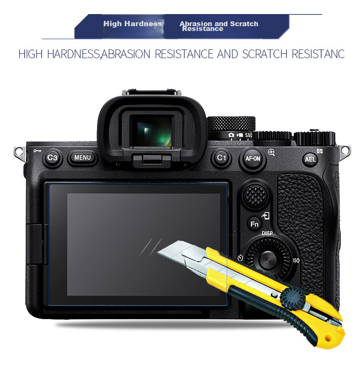 Earlymen Dual-Pack Tempered Glass Screen Protector for Sony Mirrorless A6700L/A6700 Kit, Compatible with 1650/18135, Camera Screen Protection Film, Mirrorless Accessory 4