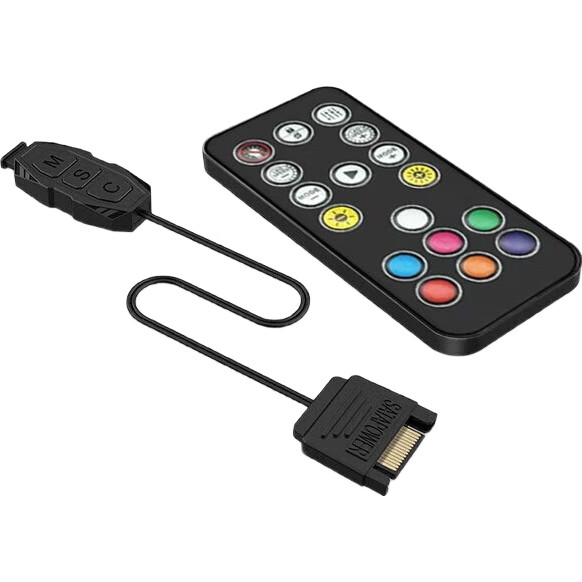 Контроллер подсветки LinkStone ARGB 5V 3-Pin SATA, адаптер питания для настольных компьютеров, синхронизированный хаб питания, кабель-адаптер световых эффектов с дистанционным управлением