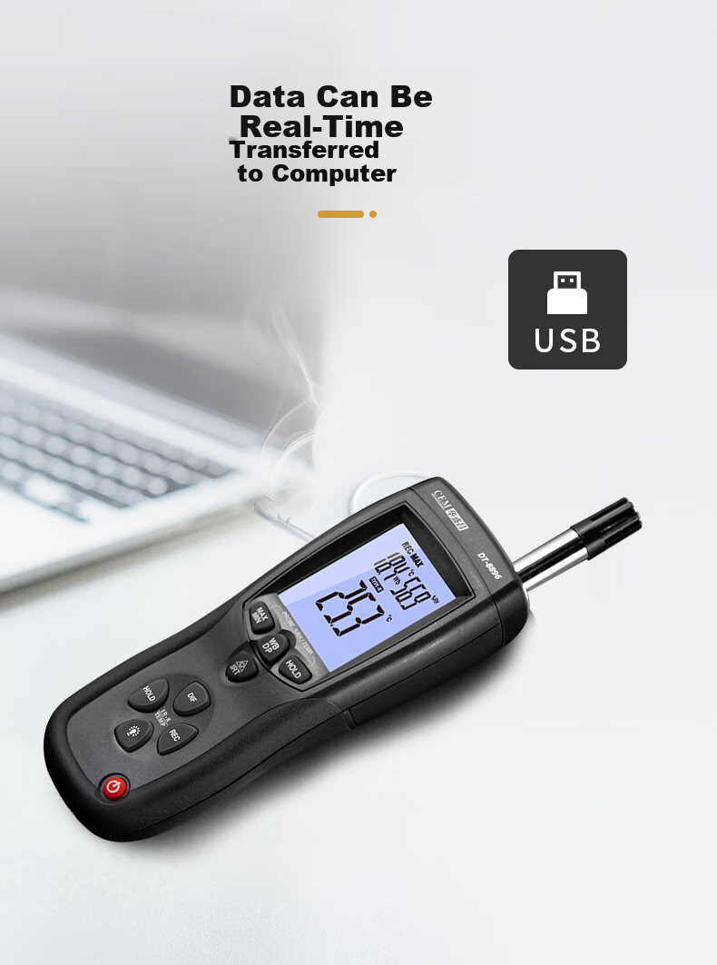CEM DT-8896 High-Precision Industrial Professional Temperature And Humidity Detector, Environmental Air Temperature And Humidity Meter, Measuring Instrument 15