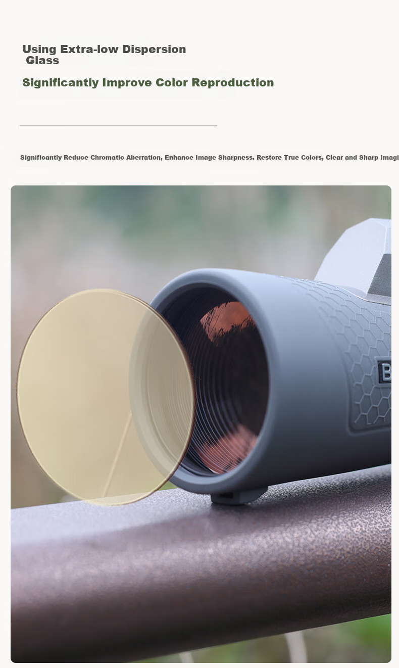 BOSMA X32 Lens Telephoto Camera Lens, Flat Field ED Lens, External Lens for Smartphones, Concert Shooting Tool, Monocular Telescope 7
