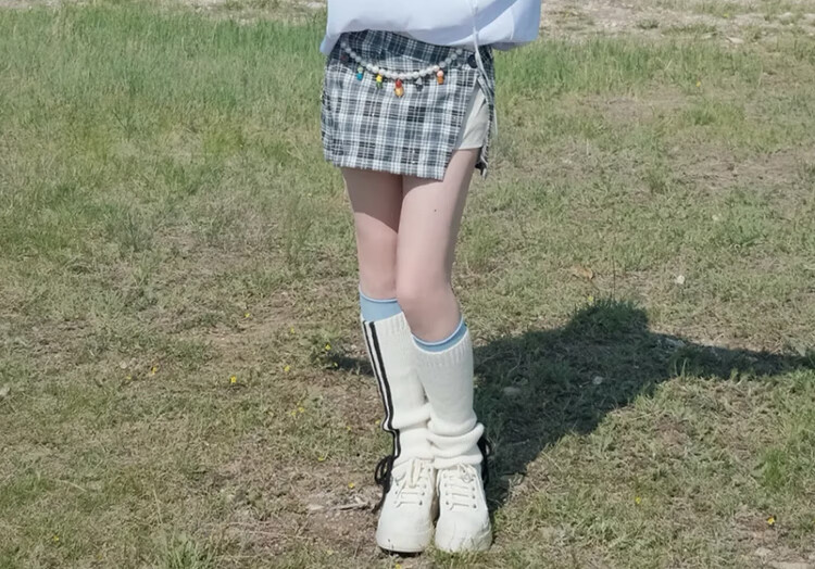 KISS CAT 8CM Height Increasing Long Leg Shoes Biscuit Casual Thick Sole White Sneakers Silver Size 36 2