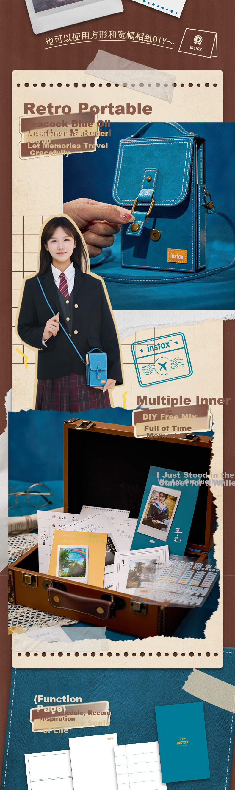 INSTAX Fuji Instant Camera, Time Capsule, DIY Photo Album 2