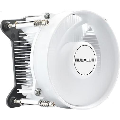 Кулер для процессора BUBALUS L9W White (INTEL 1151/1200, 9см гидравлический вентилятор, медное основание)