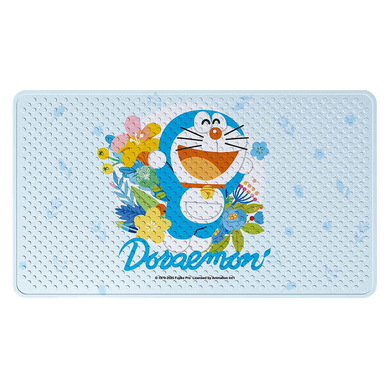 Dajiang Doraemon Co-Branded Printed Non-Slip Bath Mat for Children's Shower Room And Bathroom, Anti-Fall Floor Mat, 50x80cm
