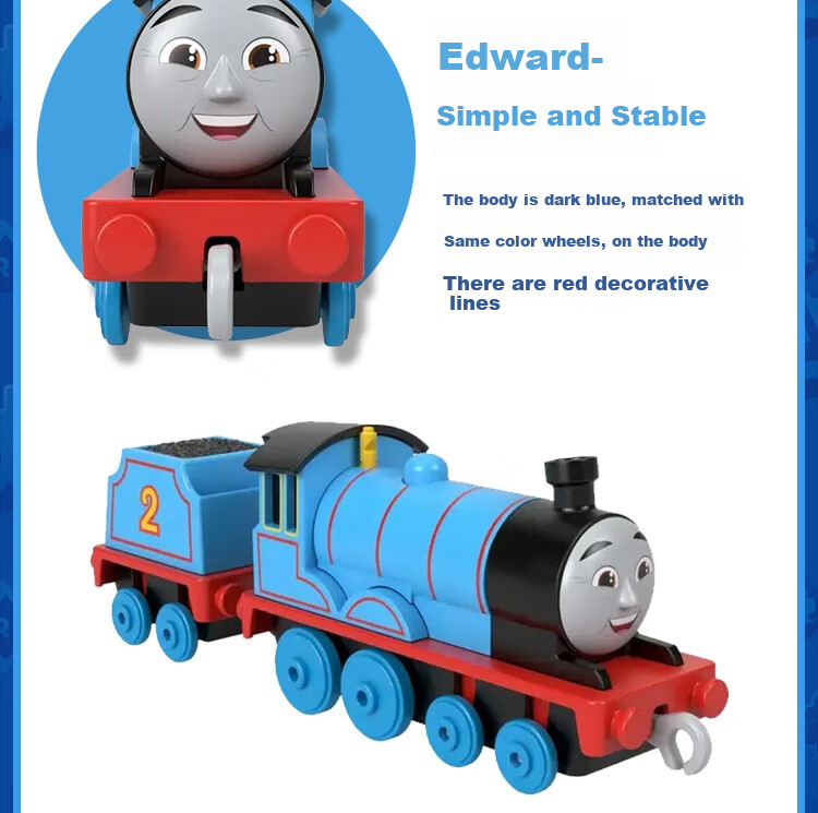 THOMAS&FRIENDS (Random Old Or New Style, 1 Train) Birthday Gift Train - Medium Alloy Small Train JHK84 11