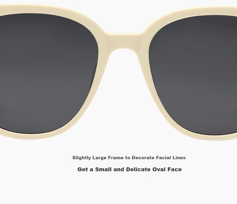 Mujiushi [Celebrity Style] Trendy Large Square Sunglasses, Face-Slimming, UV Protection, SK722 Obsidian Black 10