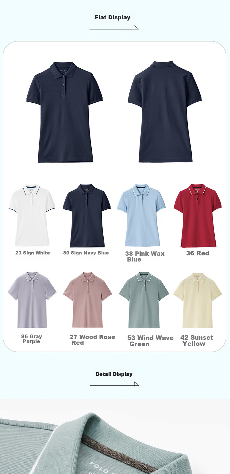Giordano Women's Polo Shirt, Summer New Style, Turn-Down Collar Top, Pique Fabric Slim-Fit Short-Sleeve POLO Shirt for Women, 05311399 17