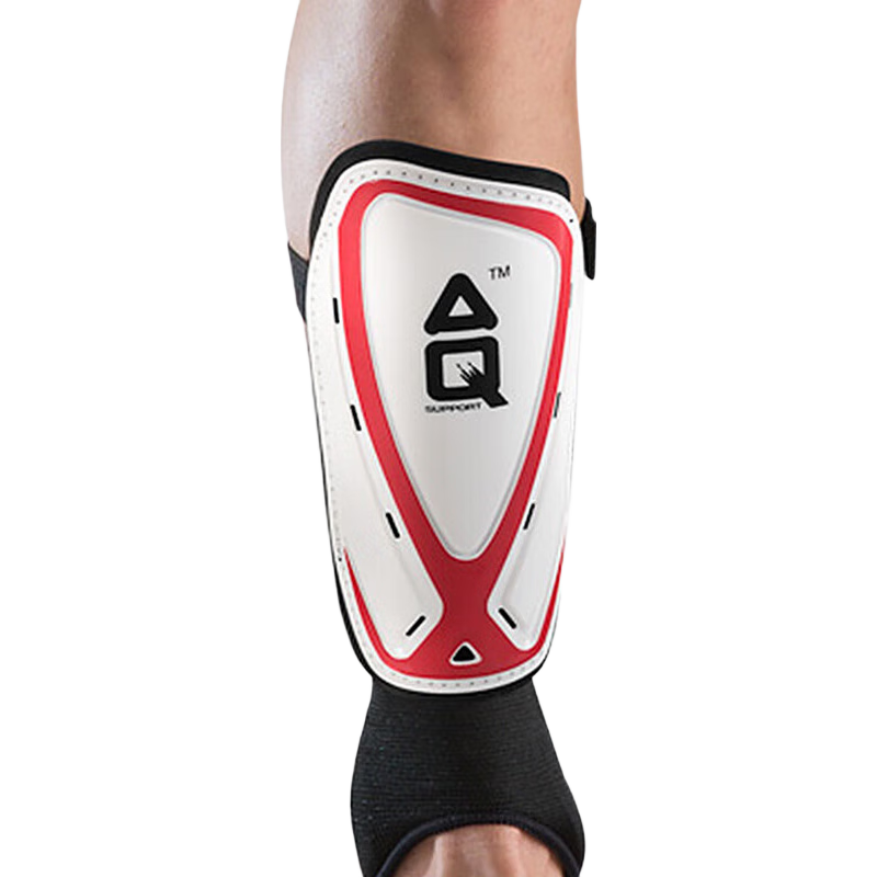 AQ Soccer Shin Guards for Adults And Children Sports Protective Gear S63682 Two-Pack M Size (For Height 140-160cm)