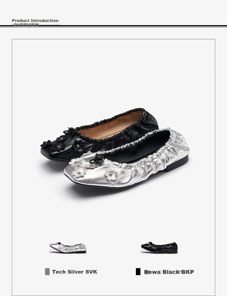 Le Saunda [Huahua Gongzhu] Fashion Lightweight Comfortable Patent Leather Flats Women's Shoes 15901, Tile Black, BKP, 37 2