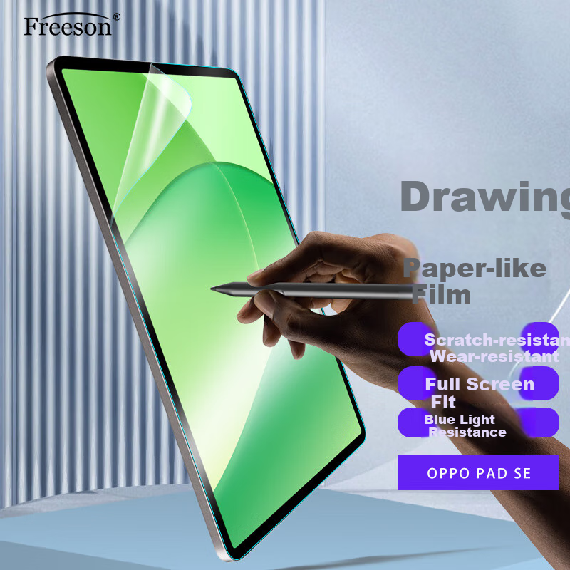Freeson Screen Protector for OPPO Pad SE 11-Inch Tablet, Anti-Blue Light Padse Protective Film, Wear-Resistant, Scratch-Resistant, Smooth for Drawing And Writing, Continuous Touch Paper Film