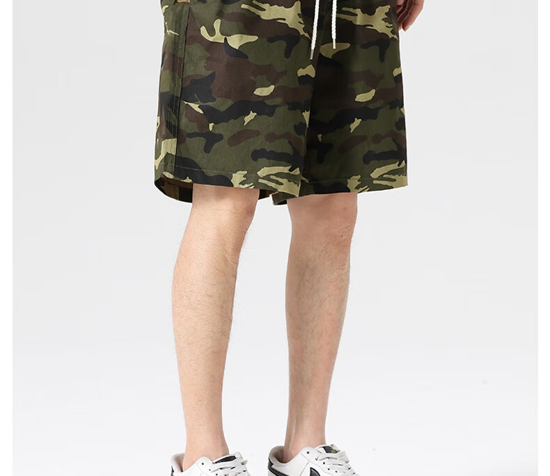 LangSha Men's Summer Breathable Lightweight Loose Casual Outdoor Quick-Dry Running Fitness Ice Silk Shorts 22