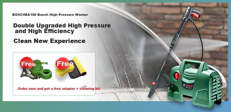 BOSCH EA100 Car Wash Machine High-Pressure Washer 220V Small Household High-Pressure Water Gun Water Pump Portable Device High Power 5