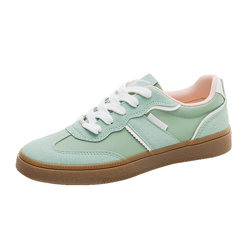 Huili Official Women's Shoes, Dexun Shoes for Women, 2026 Summer Soft-Soled Shoes, Versatile Sports Sneakers for Women, Green, Size 37