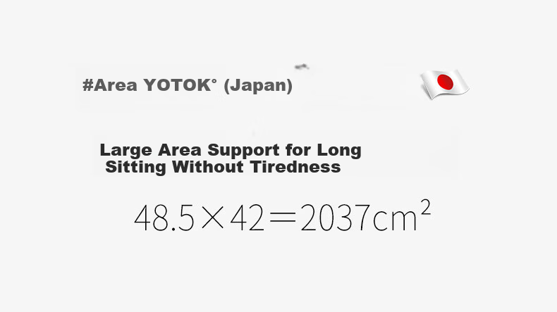 Youtengyouju YOTOK (Japan) Genuine Cushion, Anti-Buttock Pain, Office Long Sitting Comfort, Back Support Chair Pad 6