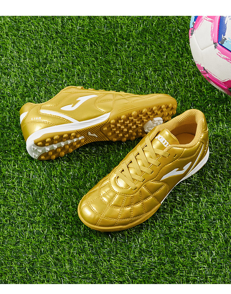 JOMA Kids Soccer Shoes TF Turf Studs 2025 New Youth Football Training Shoes White/Blue Size 35 2