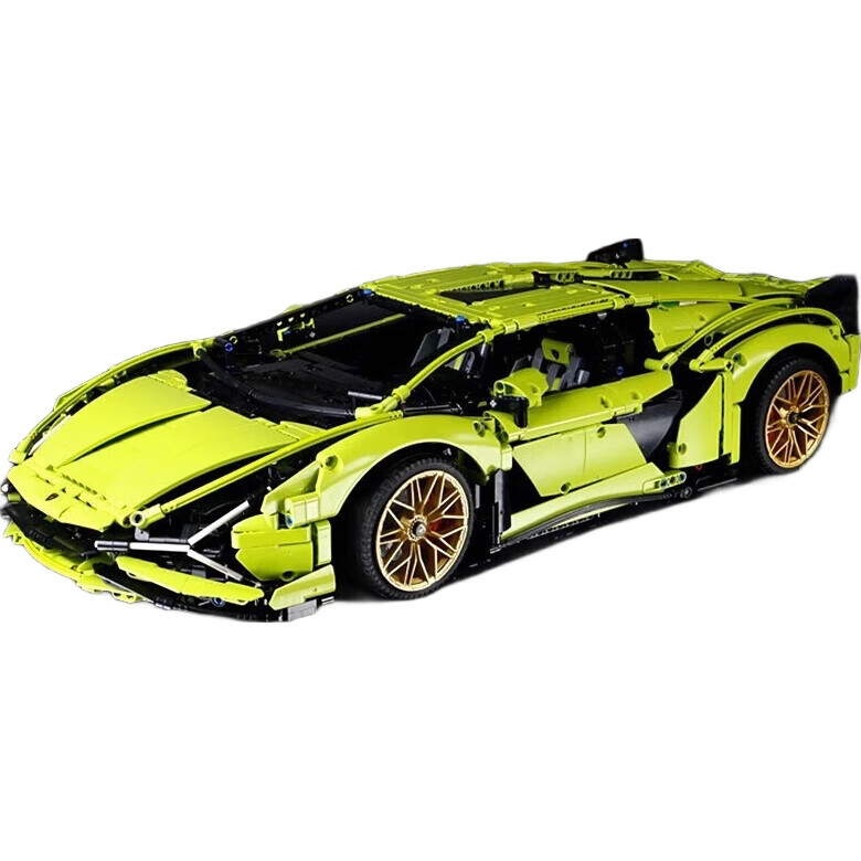 Конструктор Miaoyan Lamborghini, радиоуправляемая модель гоночного автомобиля, совместимый с Lego, игрушка для мальчиков 7-14 лет, подарок на день рождения