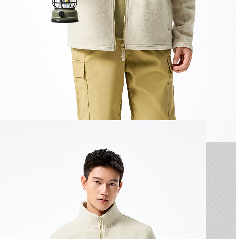 361° Unisex Autumn Winter Fleece POLARTEC Sports Plush Zipper Jacket Liner Fleece Coat 632533613-3 5