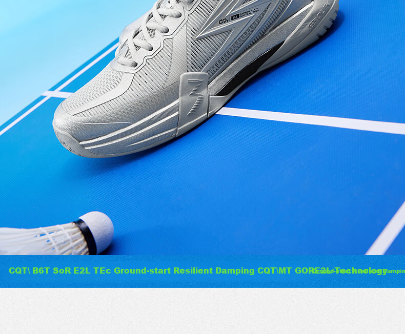 361° Men's Badminton Shoes, Zhansheng PRO Professional Shock-Absorbing Non-Slip Wear-Resistant Training Shoes for Men, 672524402-1 30