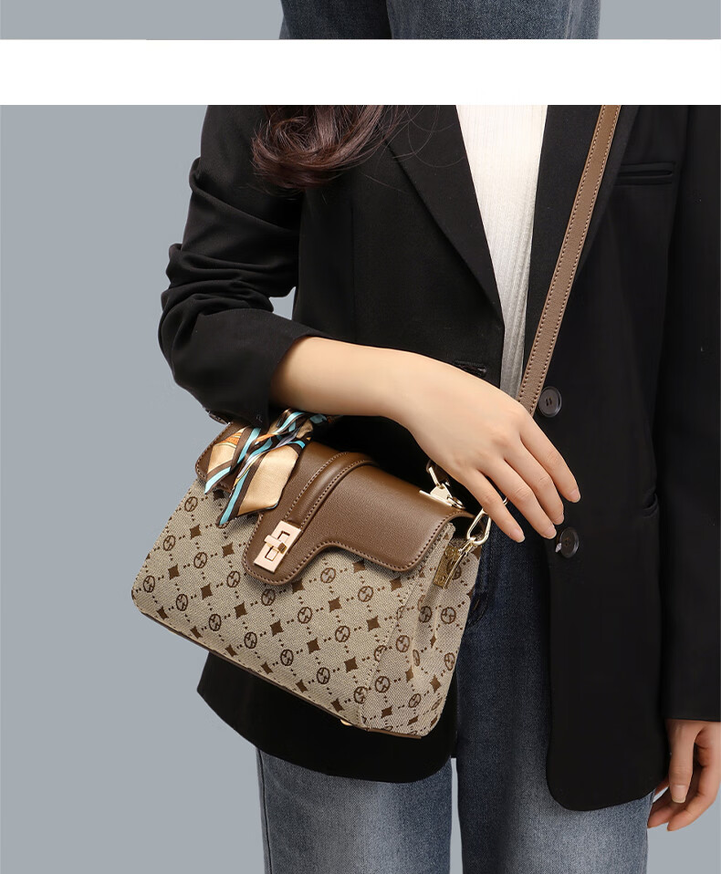 Aiqinghai Handbag, Women's Crossbody Bag, Shoulder Bag, Small Luxury Brand, Practical Birthday And Mother's Day Gift for Mom 1