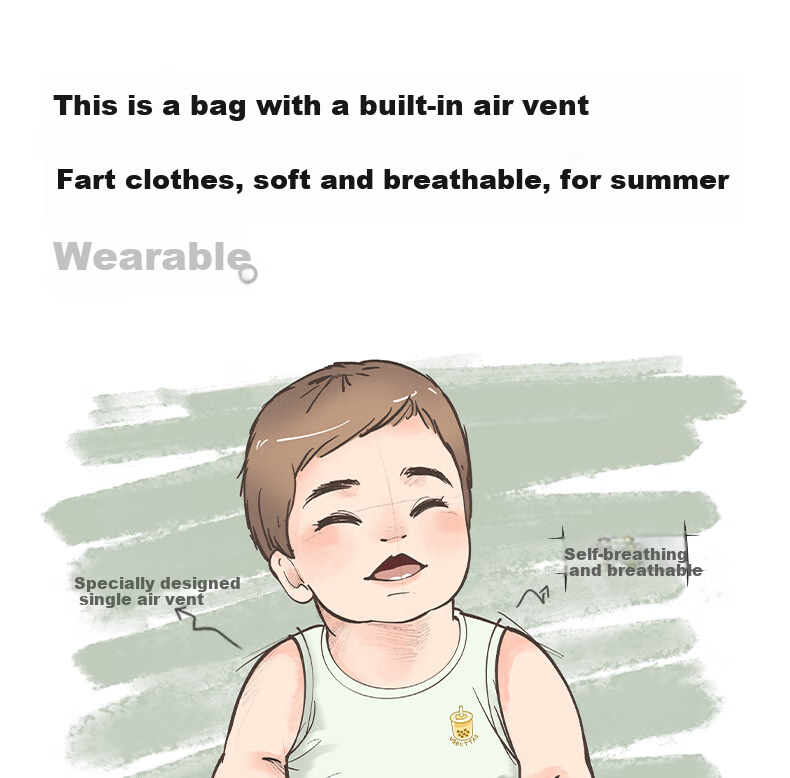 Beitaisi Baby Romper, Thin Summer Version, Infant Clothing, Newborn Breathable Sleeveless Vest, Jacquard One-Piece Bodysuit 2