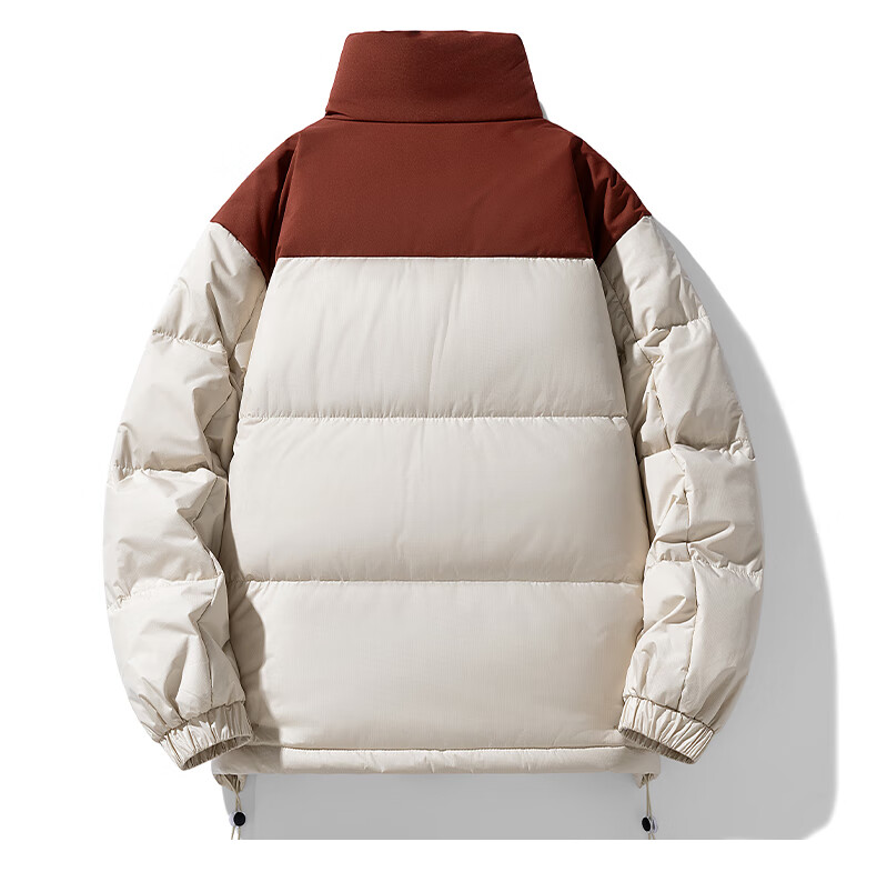 JEEP Men's Winter Down Jacket New Windproof Warm Casual White Duck Down Stand Collar Cold-Resistant Coat 15