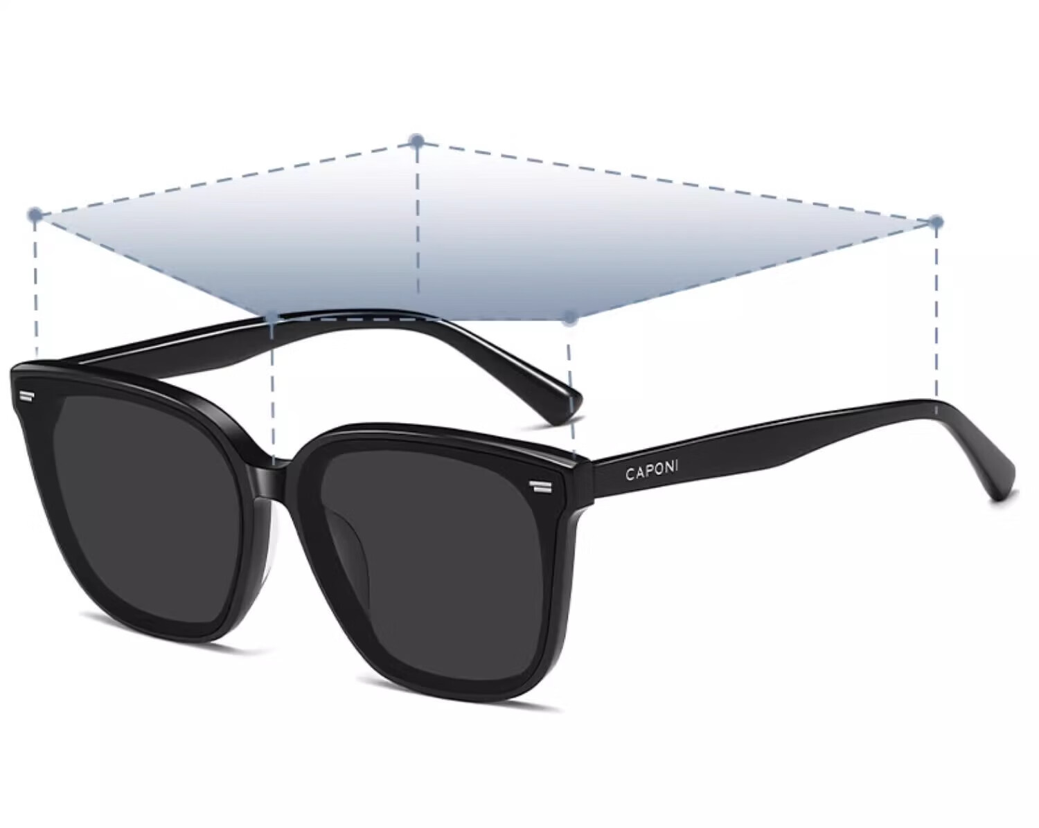 CAPONI Polarized Sunglasses Unisex 2026 New Driving Sun Glasses UV Protection Trendy 27