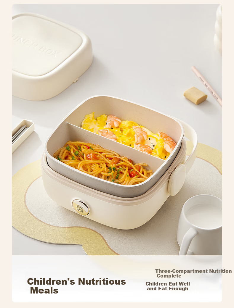 Joyoung Electric Lunch Box, Heated Food Container, Insulated Lunch Box, Heatable Office Meal Warmer, Heating Lunch Box for Office Workers, F10H-FH200 6