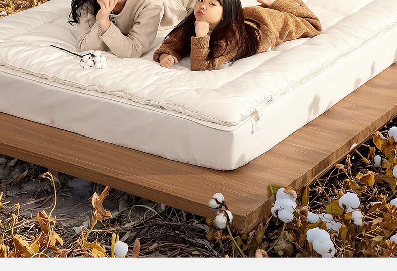 Shuixingjiafang Xinjiang Cotton Mattress, Class A Bedding, Student Dormitory Cotton Pad, Single Bed Mattress, 90×195×6cm 4
