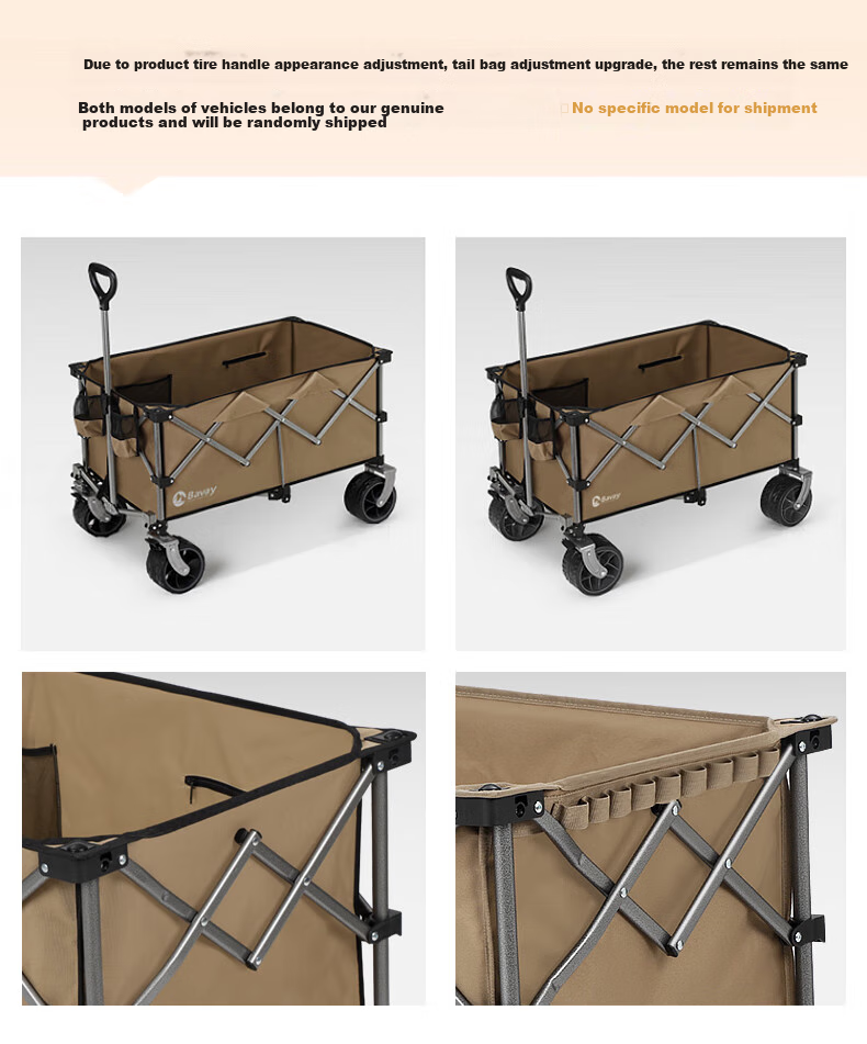 Beihuan BAVAY Camping Stroller for Kids, Pet Cart, Grocery Shopping Trolley, Dog Carrier, Reclining S02 Brow 1