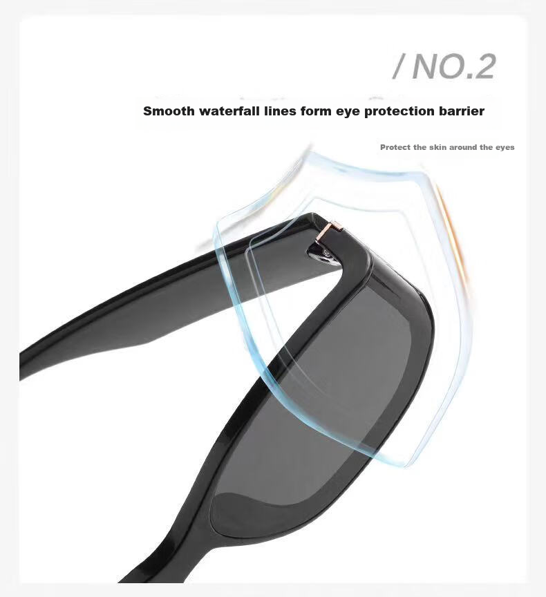 AMORAYS Retro Cat Eye Sunglasses for Women, New High-End Style, Sun Protection, Face-Slimming, Face-Shaping, Black Sunglasses for Wome 10