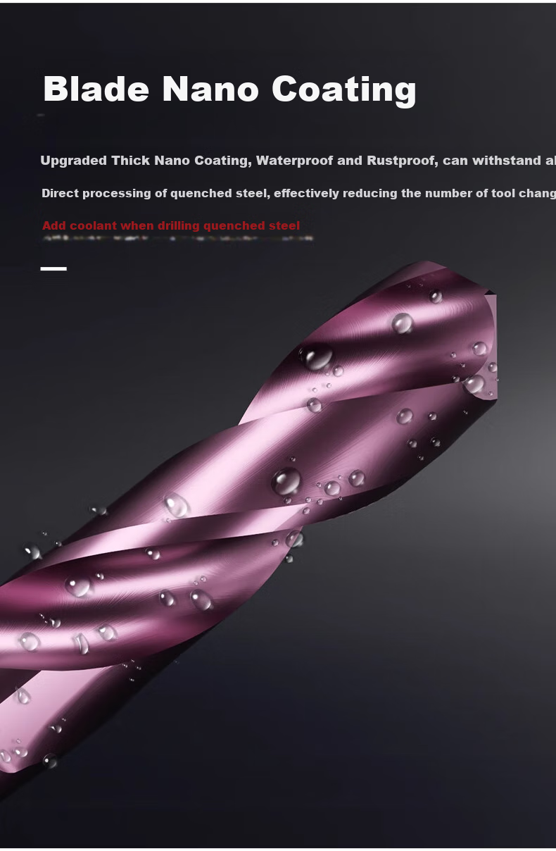 LiDiao Ultra-Hard 65-Degree Carbide Tungsten Steel Twist Drill Bit for Drilling Holes in Steel And Stainless Steel, Specialized Drill Bit 11
