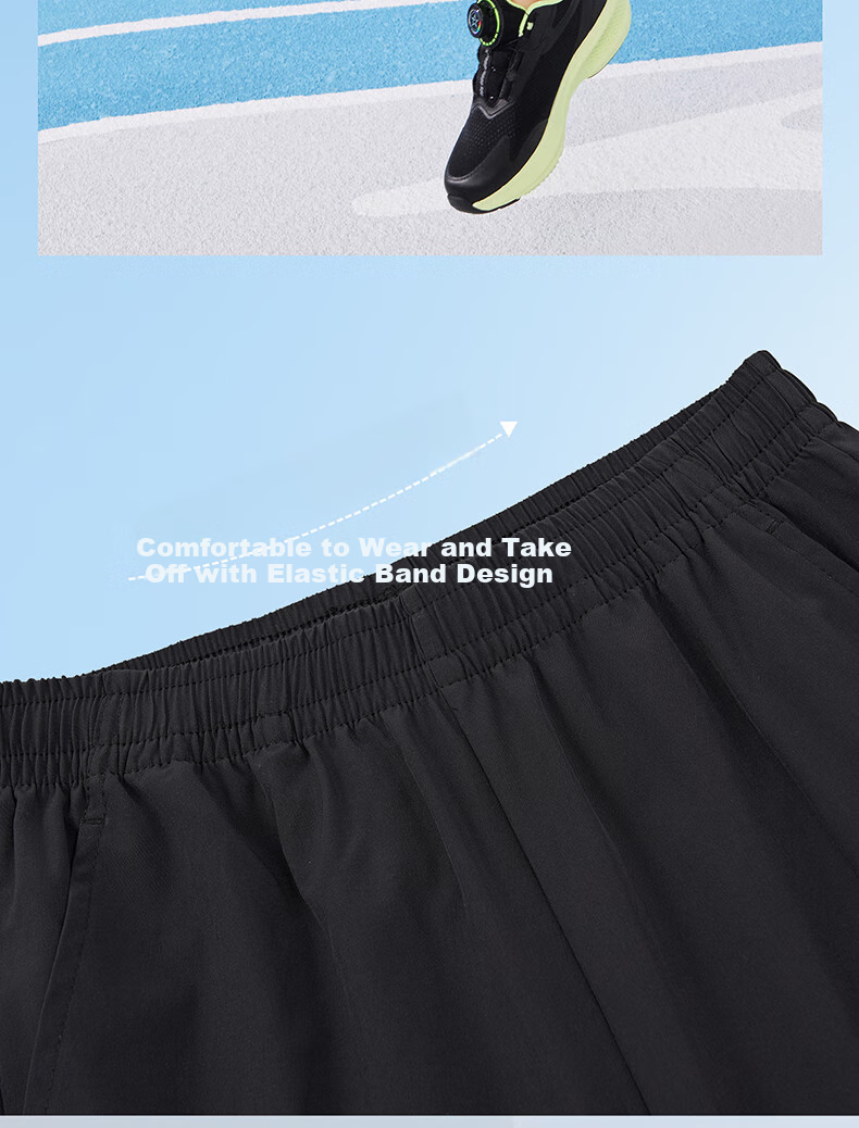 ERKE Children's Clothing, Boys And Girls, Big And Small Kids, Woven Four-Way Stretch, Summer Lightweight Breathable Sports Capri Pants, Capsule Green, Size 120 9