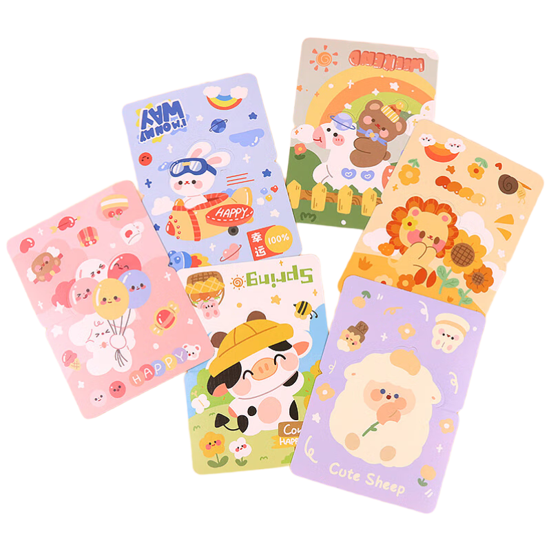 E-Muguo Greeting Cards Set of 10 Birthday Gifts for Friends Thank You Blessing Cards Confession Gift Cards Message Cards Small Cards