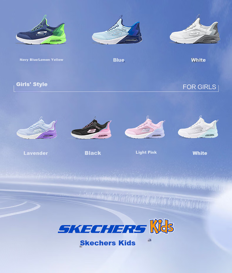 Skechers Children's Leopard Print Slip-On Running Shoes, Mesh Upper, Casual Sneakers for Kids, Model 303969L 11