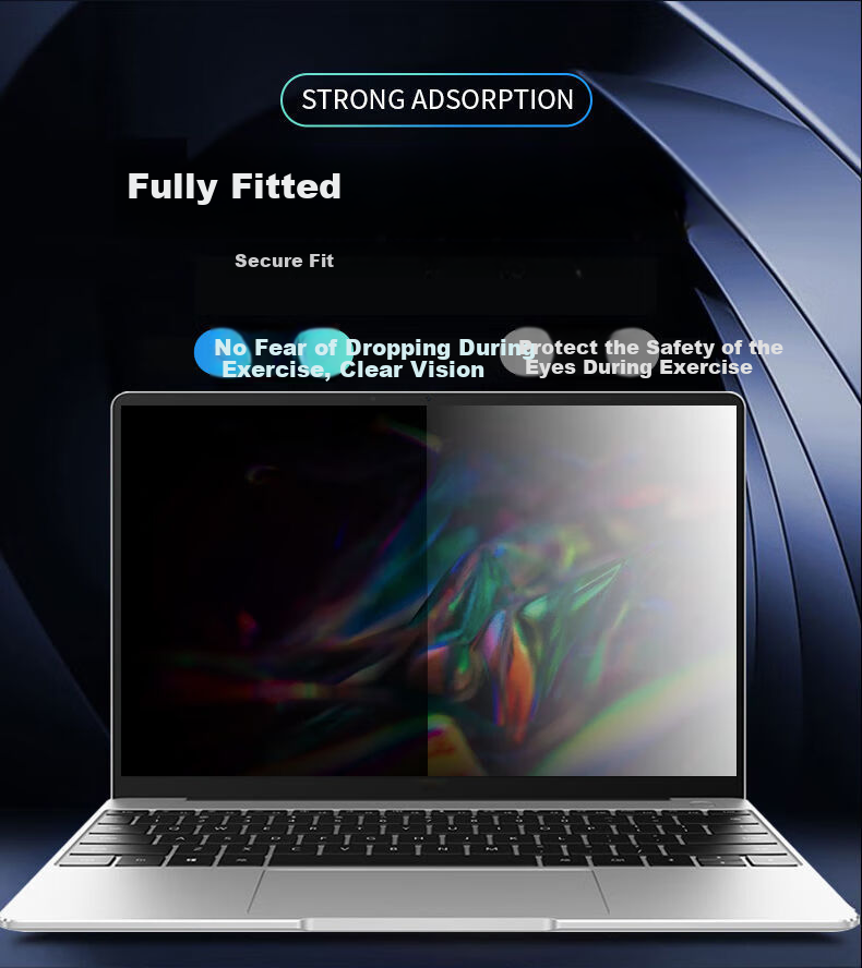 Aigo Privacy Screen Protector for Apple Computers, Laptop Anti-Peeping Film, Anti-Privacy Protection Film, Adhesive MacBook A2779/A2992/A3112 6