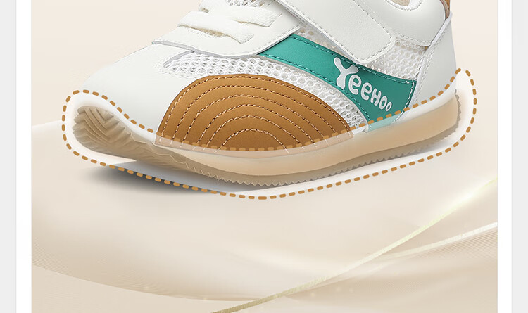 YEEHOO Baby Shoes Summer Breathable Mesh Casual Soft Sole Non-Slip Steady Toddler Sports Walking Shoes 3
