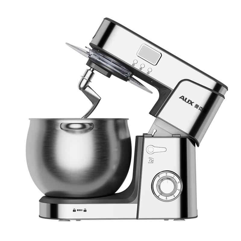 AUX 12L Commercial and Home Use Chef Machine Dough Kneader Multifunctional Stand Mixer Fully Automatic Egg Beater Cream Mixer 2000W Fast Film Formation SC-617EC