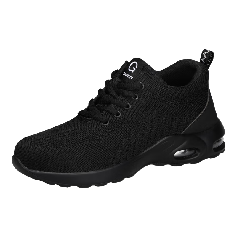 Jingtu Anti-Static Work Shoes for Men Breathable Steel Toe Cap Anti-Smash Puncture-Resistant Lightweight Comfortable Safety Shoes 9192J Size 43