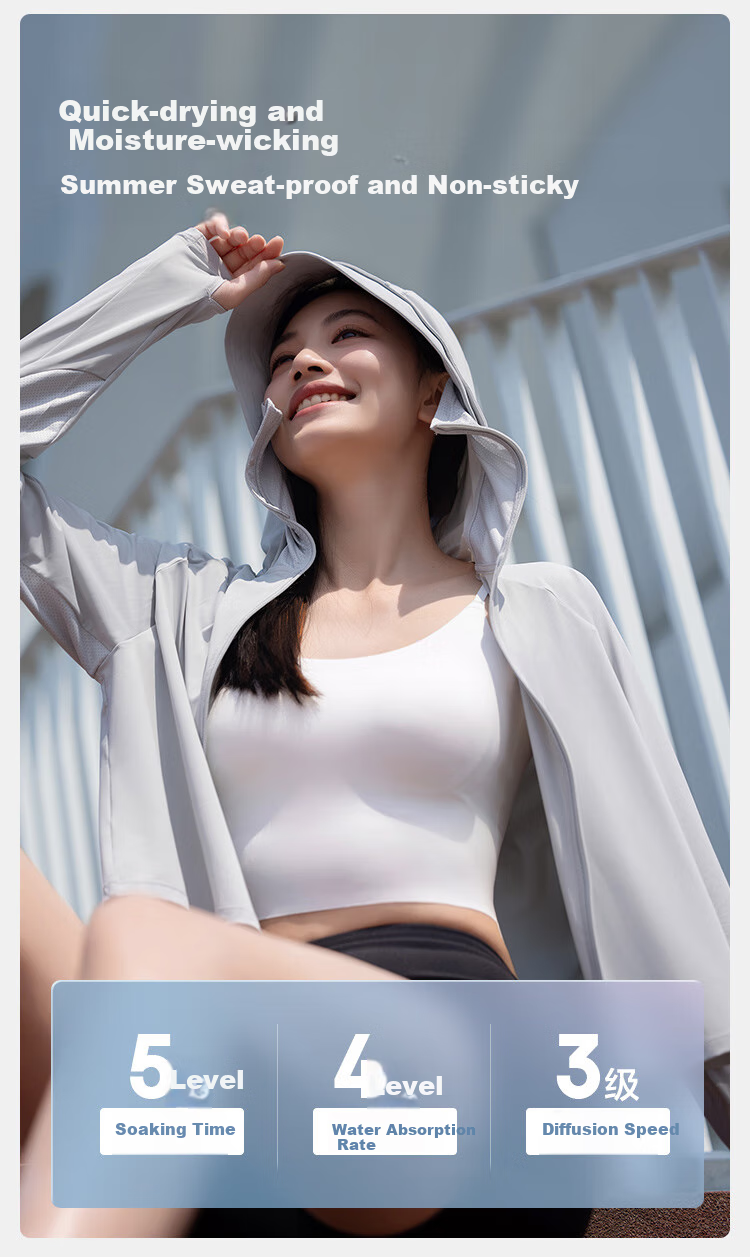 JD Original [High Elasticity Breathable] Women's Sun Protection Clothing, Skin-Friendly Ice Silk New Style UV-Resistant Straight-Leg Pants, Gray S 3