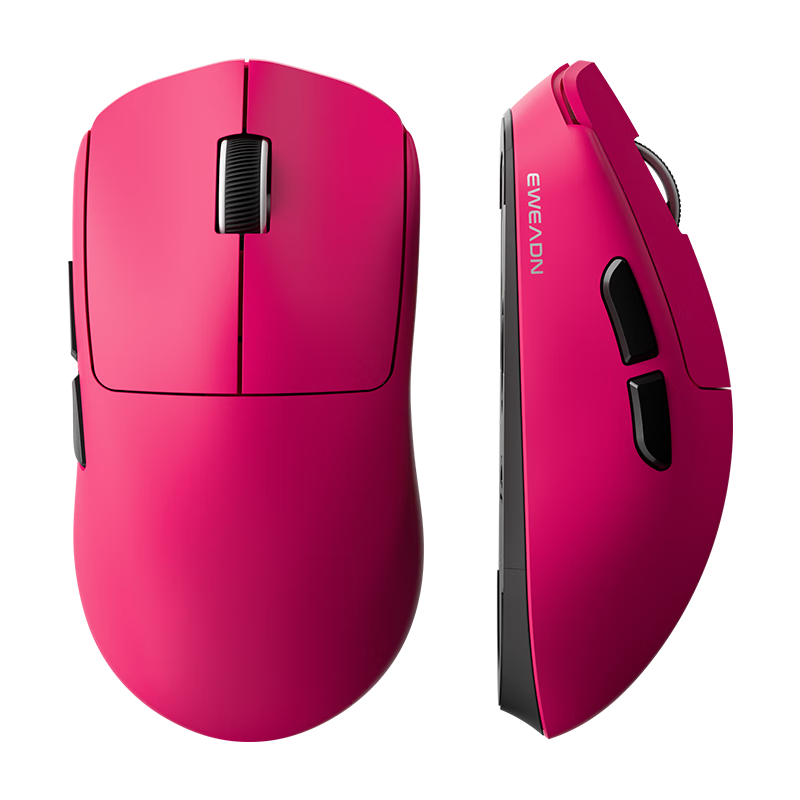 EWEADN X23Max Wireless Lightweight Mouse, Bluetooth Tri-Mode Gaming, PAW3395, Suitable for Computer Office, Small And Medium Hands, Computer Tablet Laptop Gaming Peripheral, Pink