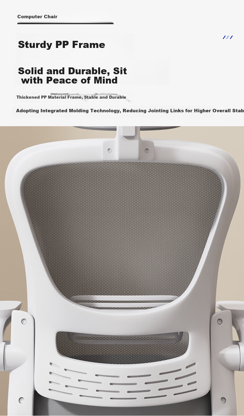 Chibailun Computer Chair, Office Chair, Home Student Writing And Study Chair, Gaming Chair with Bow-Shaped Backrest, Ergonomic Chair 9