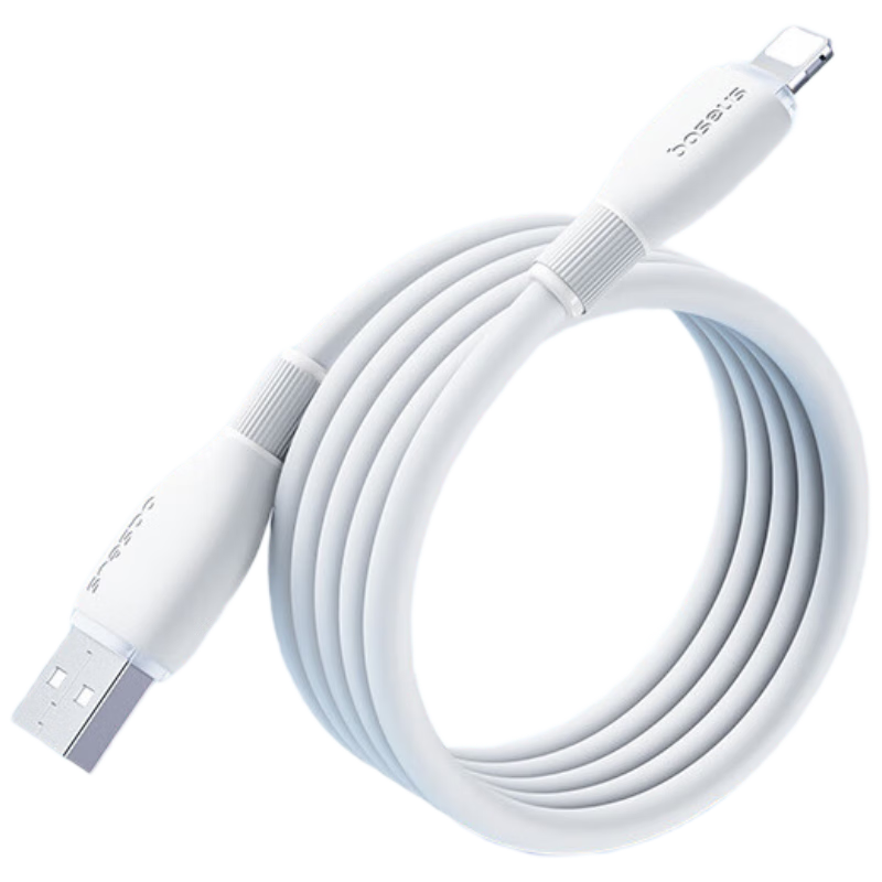 Baseus Apple Data Cable Fast Charging Cord Compatible with IPhone14/13/12Pro Max/XR/Xs/11/8 Phones, IPad Pro/Air 2 Tablets, 1 Meter Deep Space Gray